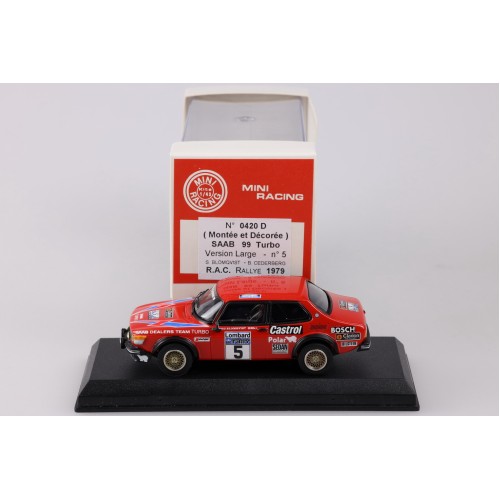 Saab 99 Turbo 2-door Rally 1979 - "5" red